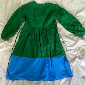 Weekend Max Mara Sala Womens Colorblock Cotton Mini Dress